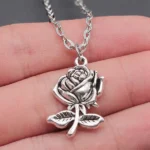Rose Flower Charm Pendant (गुलाब चार्म लॉकेट)
