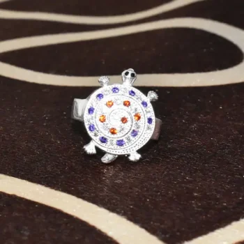 Round Tortoise Ring (गोल कछुआ अंगूठी)