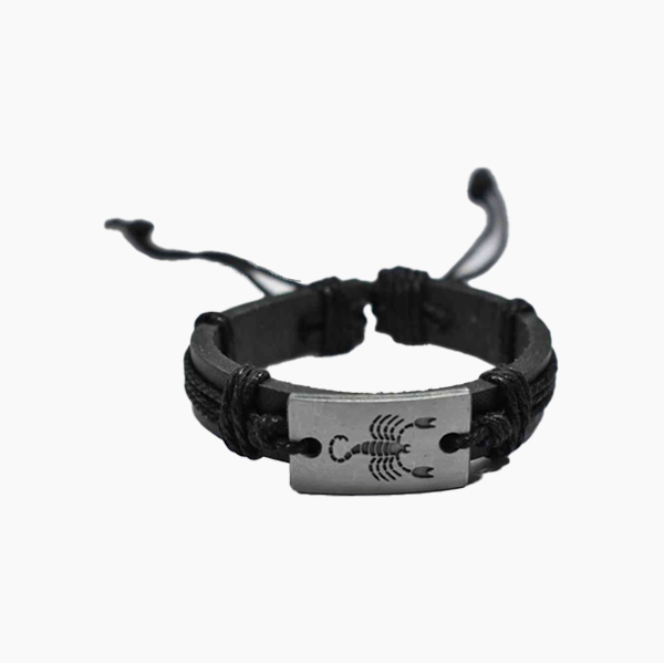 Buy ZIVOM Scorpio Constellation Zodiac Star Leather Wrist Band Strand  Bracelet Online at Best Prices in India  JioMart