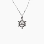 Ship Wheel Charm Pendant (पहिया चार्म लॉकेट)