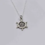 Ship Wheel Charm Pendant (पहिया चार्म लॉकेट)