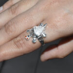 Small Shell Tortoise Ring (छोटे शैल कछुए की अंगूठी)