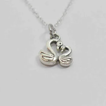 Swan Pair Charm Pendant (हंस चार्म लॉकेट)