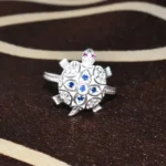 Tortoise Flower Ring (कछुआ अंगूठी)