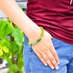 Kanya Rashi Leather Bracelet, Virgo Zodiac Bracelet, कन्या राशि ब्रेसलेट