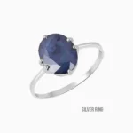 Blue Sapphire Gemstone Ring (नीलम रत्न अंगूठी)