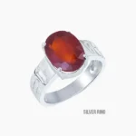 Certified Hessonite Ring (गोमेद अंगूठी)