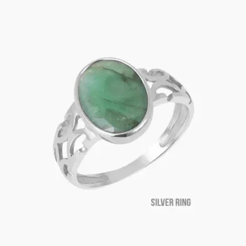 Certified Panna Ring (पन्ना अंगूठी)