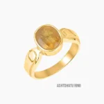 Certified Yellow Sapphire Ring (पुखराज अंगूठी)