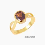 Energized Hessonite Ring (सिद्ध गोमेद अंगूठी)