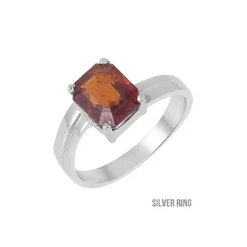 Hessonite Ring (गोमेद अंगूठी)
