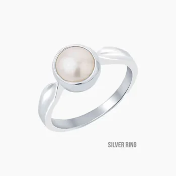 Moti Stone Ring (मोती रत्न अंगूठी)