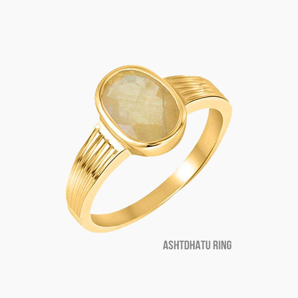 Certified Yellow Sapphire Ring, Natural Pukhraj Ring-nlmtdanang.com.vn