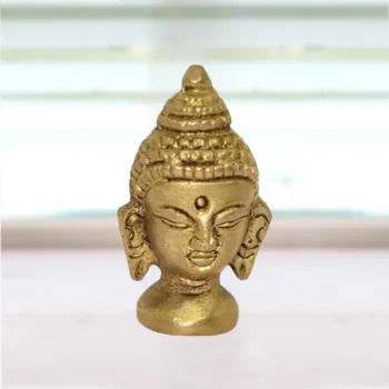 Brass Buddha Head (बुद्ध हेड)
