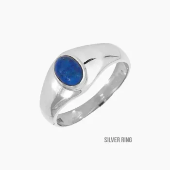 Lajward Gemstone Ring (लाजवर्द रत्न अंगूठी)