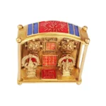 Laxmi Ganesha Yantra Chowki, Om Lakshmi Ganesha Chowki, Lakshmi Ganesha Puja Chowki