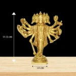 Panchmukhi Hanuman Brass Idol (पंचमुखी हनुमान मूर्ति)
