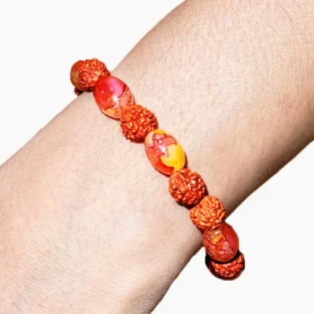 5 Mukhi Rudraksha Bracelet, Five Face Rudraksha Bracelet, Panchmukhi Rudraksha Bracelet, पंचमुखी रुद्राक्ष ब्रेसलेट