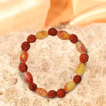 5 Mukhi Rudraksha Bracelet, Five Face Rudraksha Bracelet, Panchmukhi Rudraksha Bracelet, पंचमुखी रुद्राक्ष ब्रेसलेट