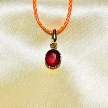 Ruby Stone Pendant (माणिक लॉकेट)