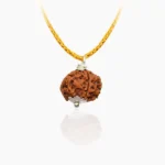 Ganesh Rudraksha Pendant, गणेश रुद्राक्ष पेंडेंट