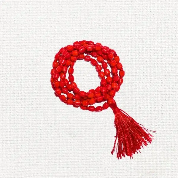 Lal Munga Mala, Orange Coral Rosary, मूंगा माला