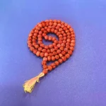Rudraksha Mala, Five Face Nepal Rudraksha Rosary, Beads 108, Size 10 mm - Image 2
