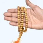 White Chandan Mala, सफ़ेद चंदन माला
