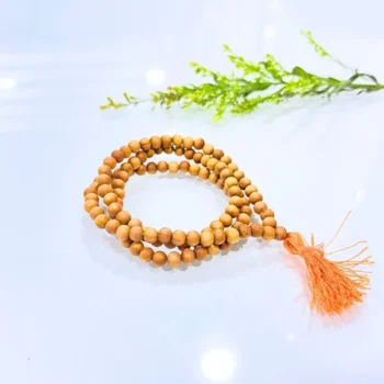 White Chandan Mala (सफ़ेद चंदन माला)