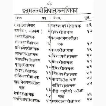 Hanumajjyotish Book, हनुमज्ज्योतिष पुस्तक