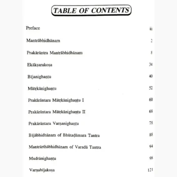 Dictionaries of Tantra Sastra Book