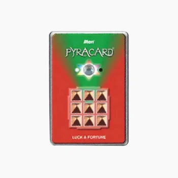 Luck Card Pyramid, Luck Pyramid, Luck and Fortune Pyracard
