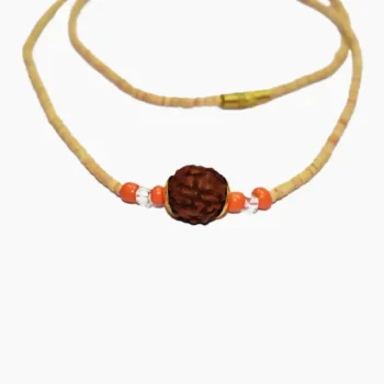 Chandan Munga Rudraksha Mala (चन्दन मूंगा रुद्राक्ष माला)