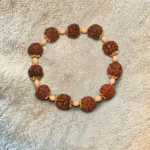 Golden Rudraksha Moti Bracelet, Rudraksha Bracelet, Rudraksha Beads Bracelet, रुद्राक्ष ब्रेसलेट