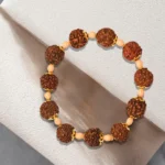 Golden Rudraksha Moti Bracelet, Rudraksha Bracelet, Rudraksha Beads Bracelet, रुद्राक्ष ब्रेसलेट