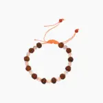 Rudraksha Bead Bracelet, Small Sphatik Rudraksha Bracelet, Rudraksha Crystal Bracelet, रुद्राक्ष स्फटिक ब्रेसलेट