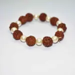 Rudraksha Moti Bead Bracelet, Moti Bracelet, रुद्राक्ष मोती ब्रेसलेट