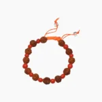 Coral Bead Bracelet, Coral Mala, Rudraksha Munga Bracelet, रुद्राक्ष मूंगा ब्रेसलेट