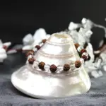 Sphatik Bead Rudraksha Bracelet, Rudraksha Bead Crystal Bracelet, Rudraksha Sphatik Bracelet, रुद्राक्ष स्फटिक ब्रेसलेट