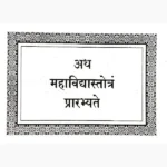 Mahavidya Stotra Book (महाविद्या स्तोत्र पुस्तक)