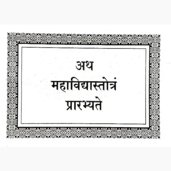 Mahavidya Stotra Book (महाविद्या स्तोत्र पुस्तक)