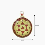 Bagalamukhi Mahavidya 3d Hanging, Baglamukhi Hanging Yantra