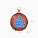 Mangal Graha 3d Hanging, Hanging Mangal Yantra