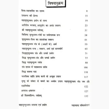 Mahamrityunjay Sadhana Book (महामृत्युंजय साधना पुस्तक)