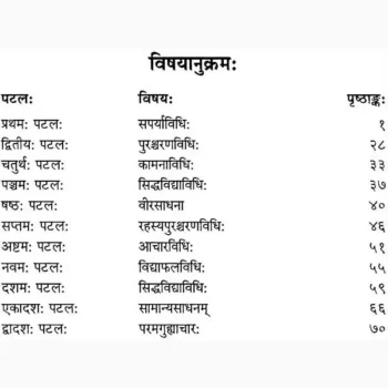 Kalitantram Rudrchanditantram Book (कालीतन्त्रम् रुद्रचण्डीतन्त्रम्)