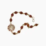 Rudraksha Bracelet, Om Rudraksha Bracelet, Rudraksha Bead Om Bracelet, ॐ रुद्राक्ष ब्रेसलेट