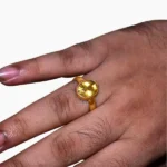 Ashtadhatu Yellow Topaz Mudrika (टोपाज मुद्रिका)