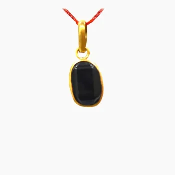 Black Hakik Pendant (काला हकीक लॉकेट)