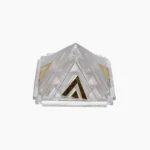 Pyramid Silver White, White Pyramid, Multi-Layer Grey Pyramid