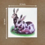 Rabbits Pair Painting (खरगोश का जोड़ा)